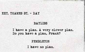 Do you have a plan, Frank?